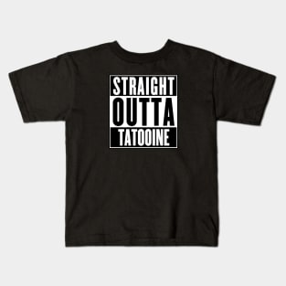 Straight Outta Tatooine Kids T-Shirt